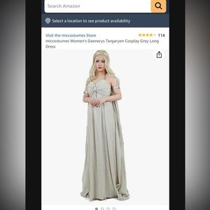 Women's Daenerys Targaryen Costume - Halloween